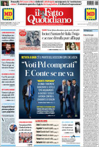 Portada de Il Fatto Quotidiano (Italia)