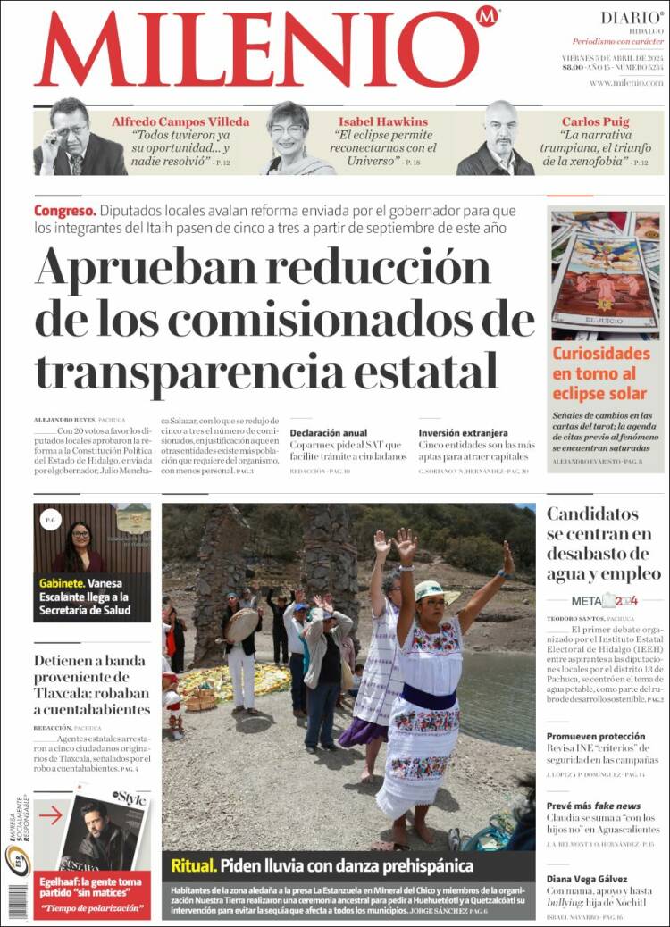 Portada de Milenio de Hidalgo (México)