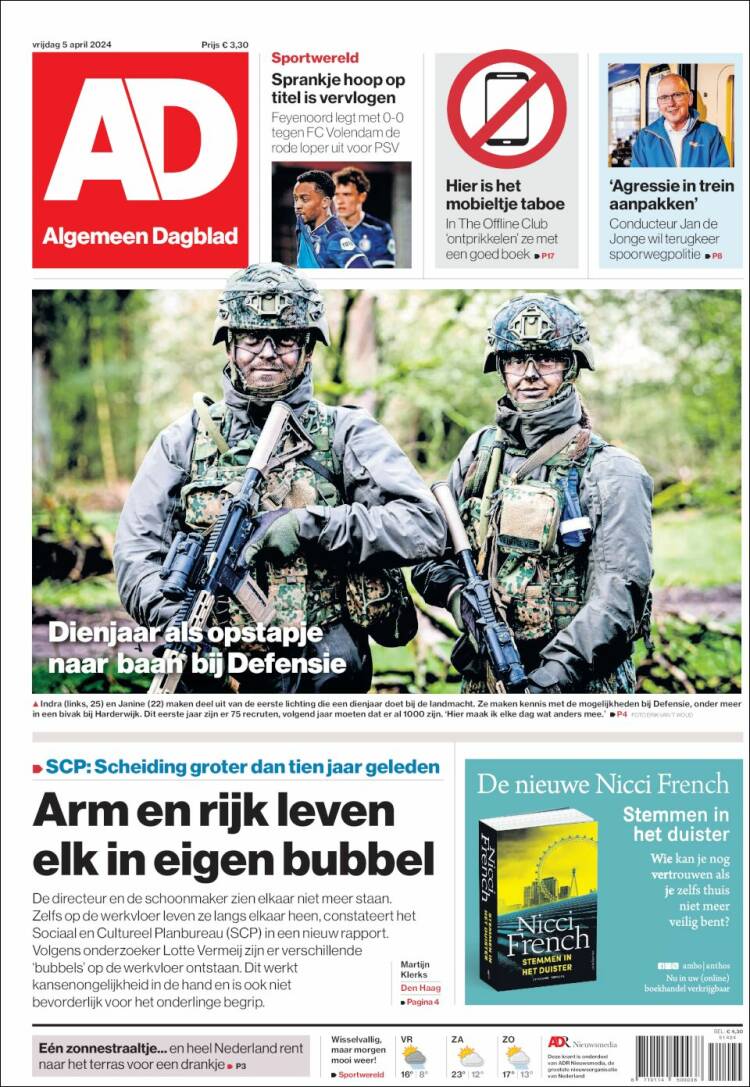 Portada de AD (Pa&iacute;ses Bajos)