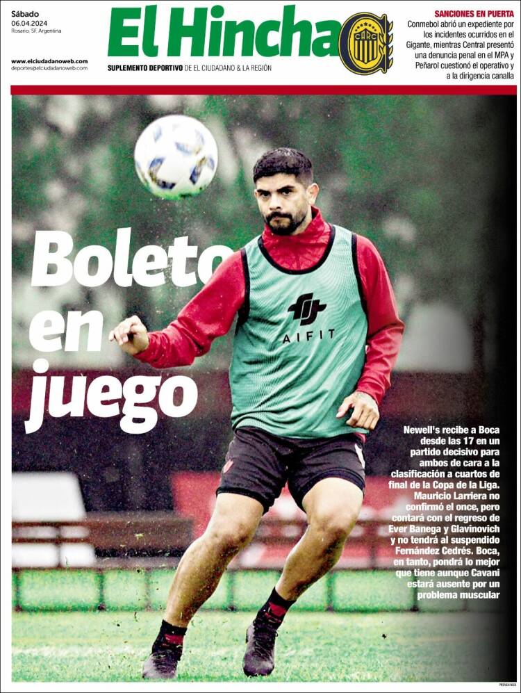 Portada de El Hincha (Argentina)