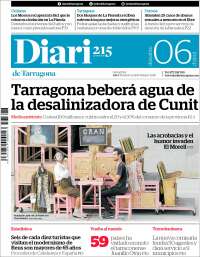 Portada de Diari de Tarragona (España)