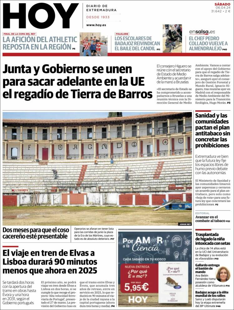 Portada de Hoy - Badajoz (España)