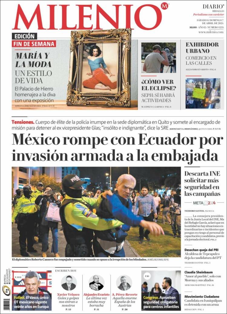 Portada de Milenio de Hidalgo (M&eacute;xico)
