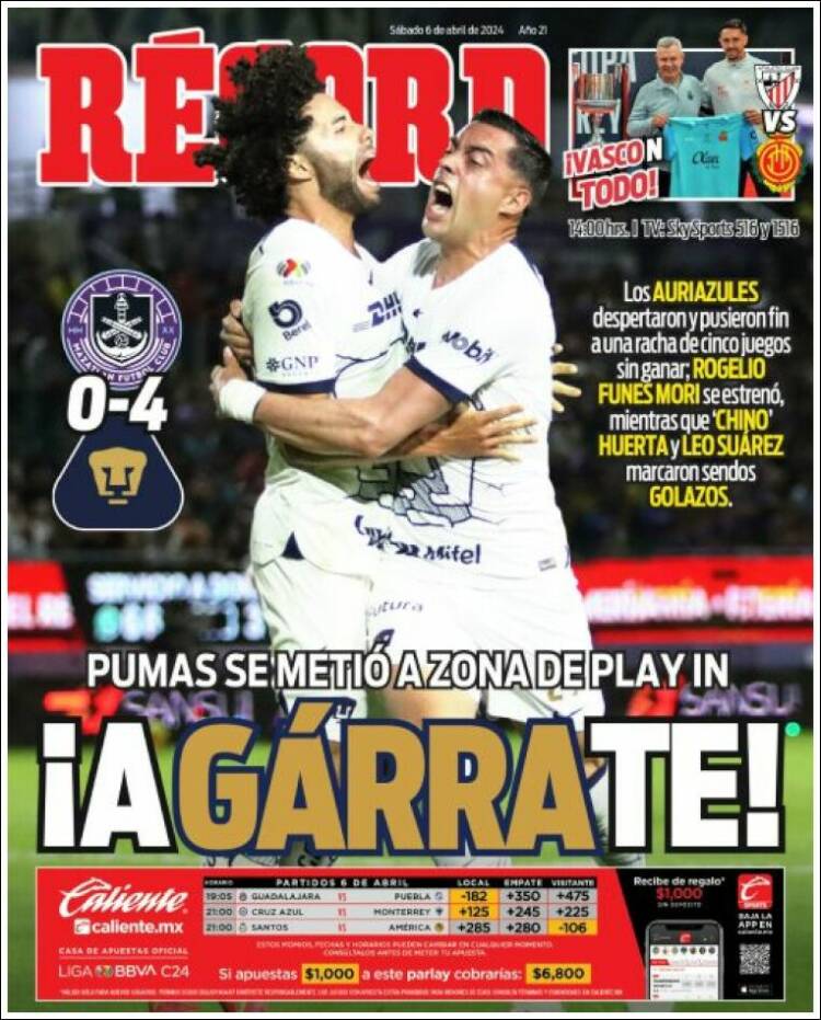 Portada de Record (M&eacute;xico)