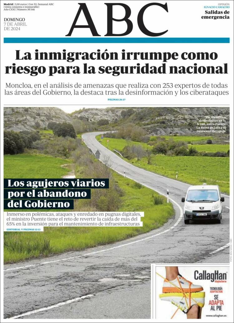 Portada de ABC (España)