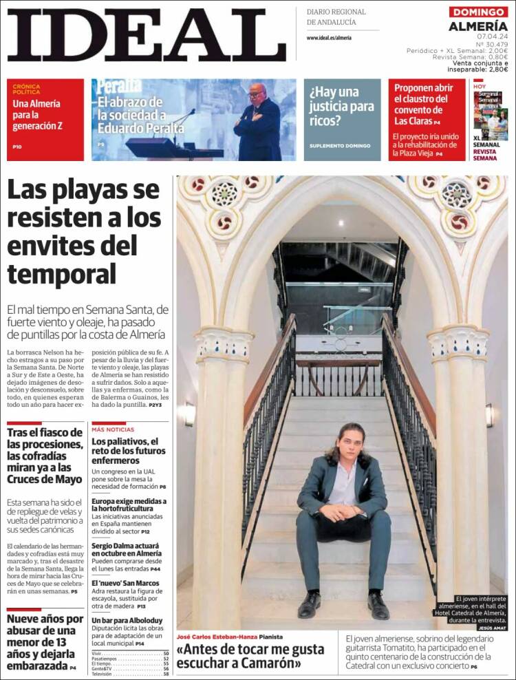 Portada de Ideal Almeria (España)