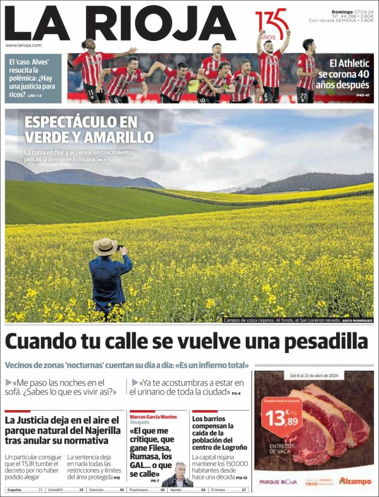 Portada de La Rioja (España)