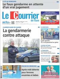 Portada de Le Courrier de l'Ouest (Francia)