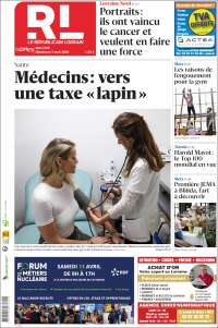 Portada de Le Republicain Lorrain (Francia)