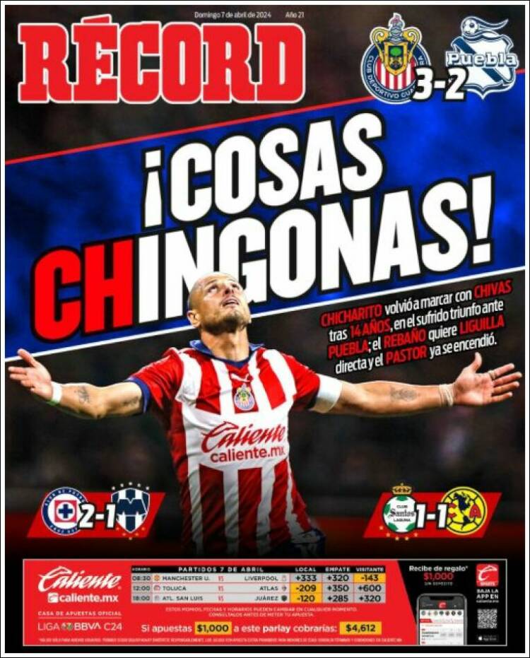 Portada de Record (México)