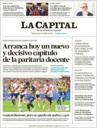 Portada de La Capital - Rosario (Argentina)