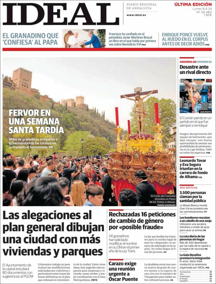 Portada de Ideal (España)