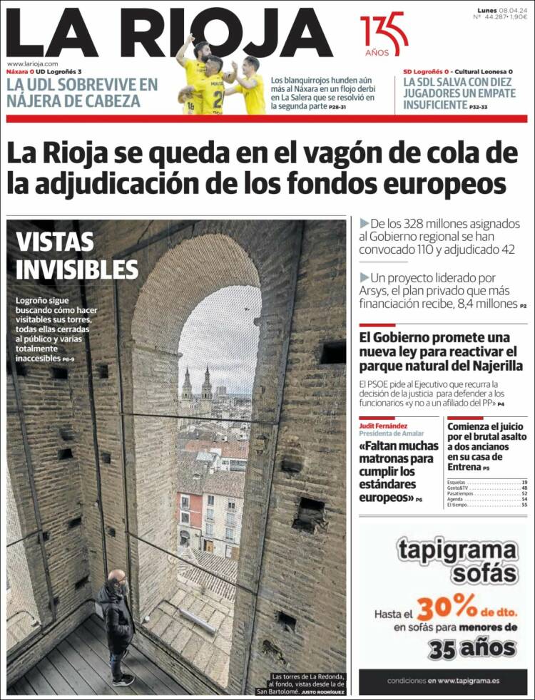 Portada de La Rioja (España)