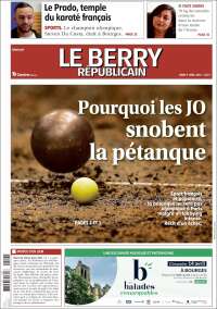 Portada de Berry Republicain (Francia)