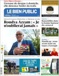 Portada de Le Bien Public (Francia)