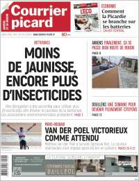 Portada de Courrier Picard (Francia)