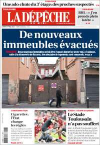 Portada de La Dépêche du Midi (France)