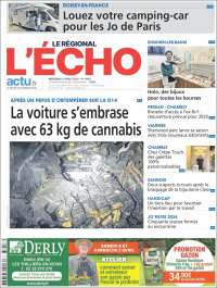 Portada de L'Echo de la Haute-Vienne (France)