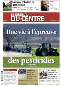 Portada de Le Journal du Centre (Francia)