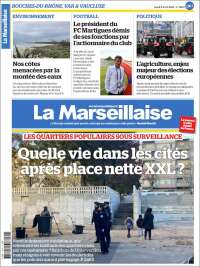 Portada de La Marseillaise (Francia)