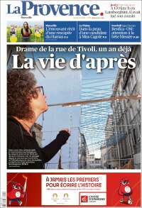 Portada de La Provence (Francia)