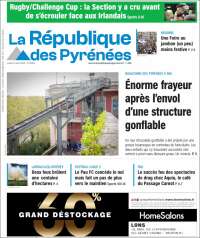 Portada de La République des Pyrénées (France)