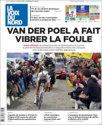 Portada de La Voix du Nord (Francia)