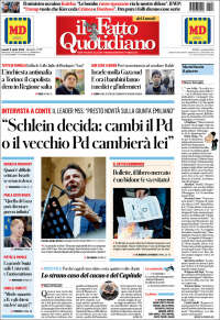 Portada de Il Fatto Quotidiano (Italy)