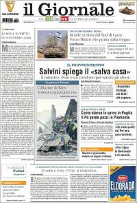 Portada de il Giornale (Italy)