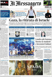 Portada de Il Messaggero (Italy)