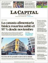 Portada de La Capital - Rosario (Argentina)