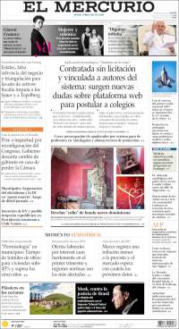 Portada de El Mercurio (Chile)