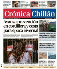 Portada de Crónica Chillán (Chile)