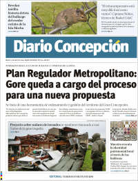 Portada de Diario de Concepción (Chile)