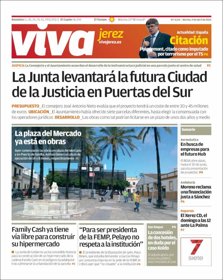 Portada de Información - Jerez (España)