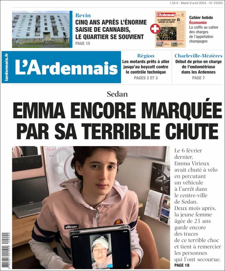Portada de L'Ardenais (Francia)