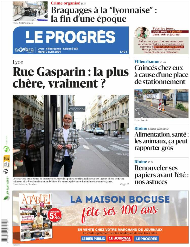 Portada de Progres de Fecamp (Francia)