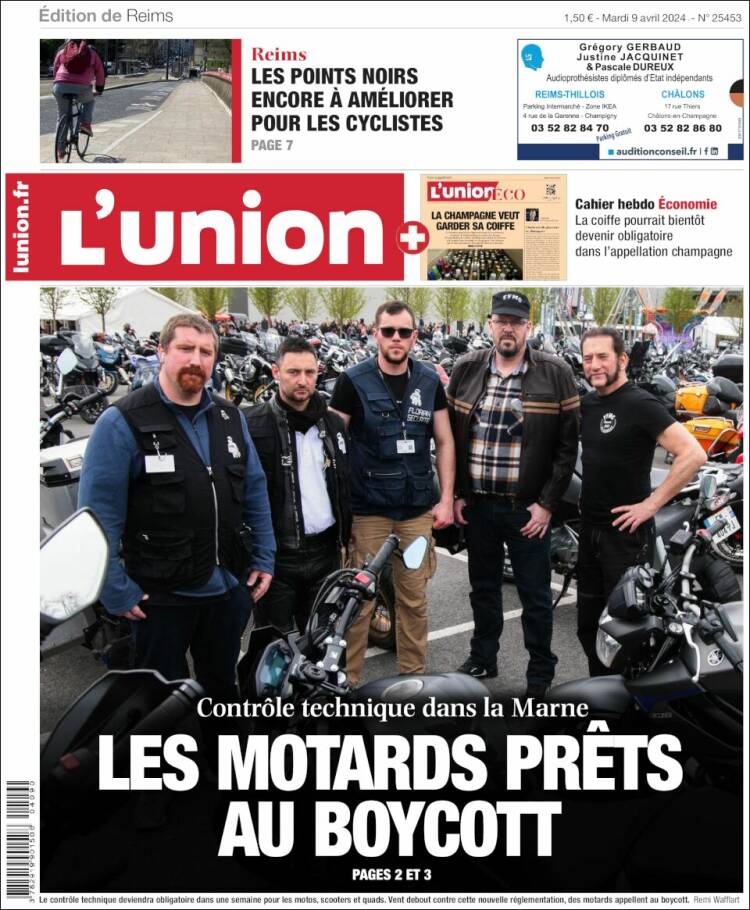 Portada de L'Union (Francia)