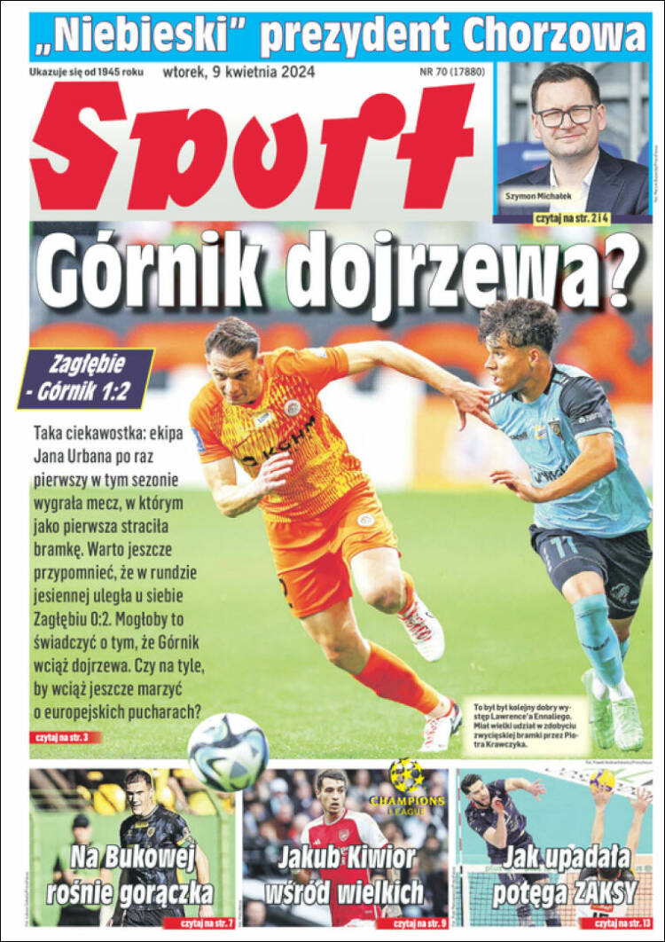 Portada de Katowicki Sport (Polonia)