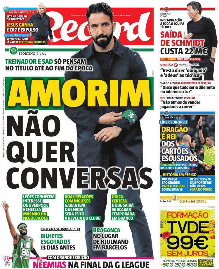 Portada de Record (Portugal)