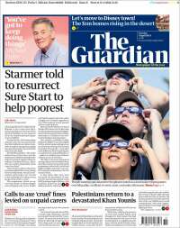 Portada de The Guardian (United Kingdom)