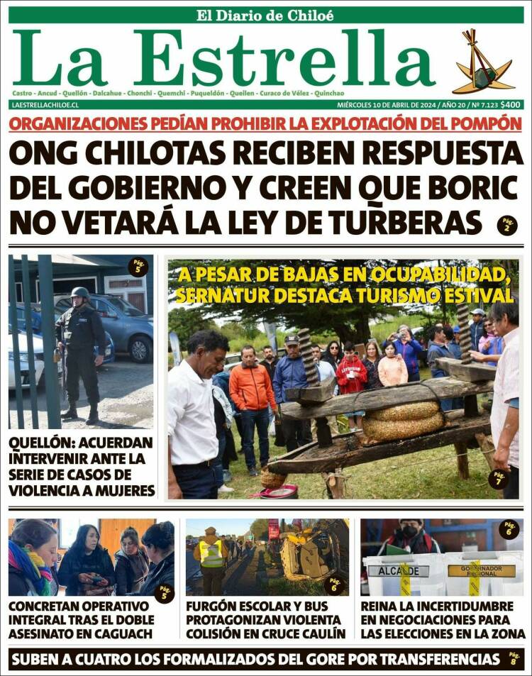 Portada de Estrella de Chiloé (Chile)