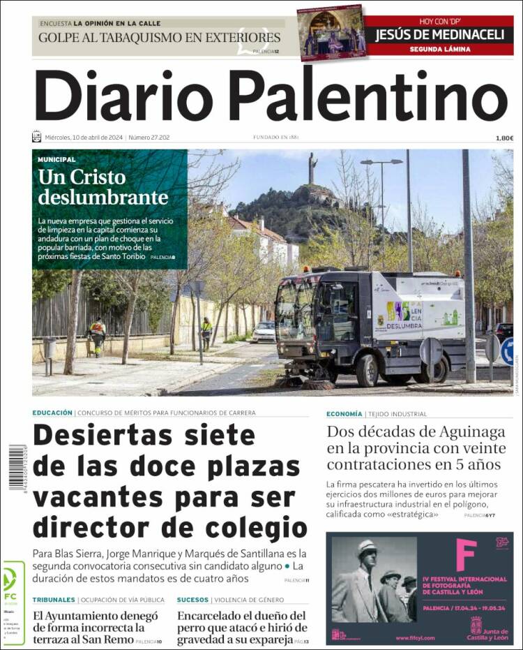 Portada de Diario Palentino (España)