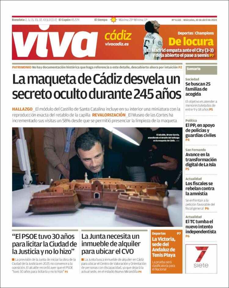 Portada de Información - Cadiz (España)