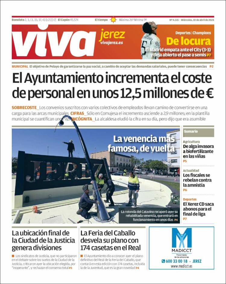 Portada de Información - Jerez (España)