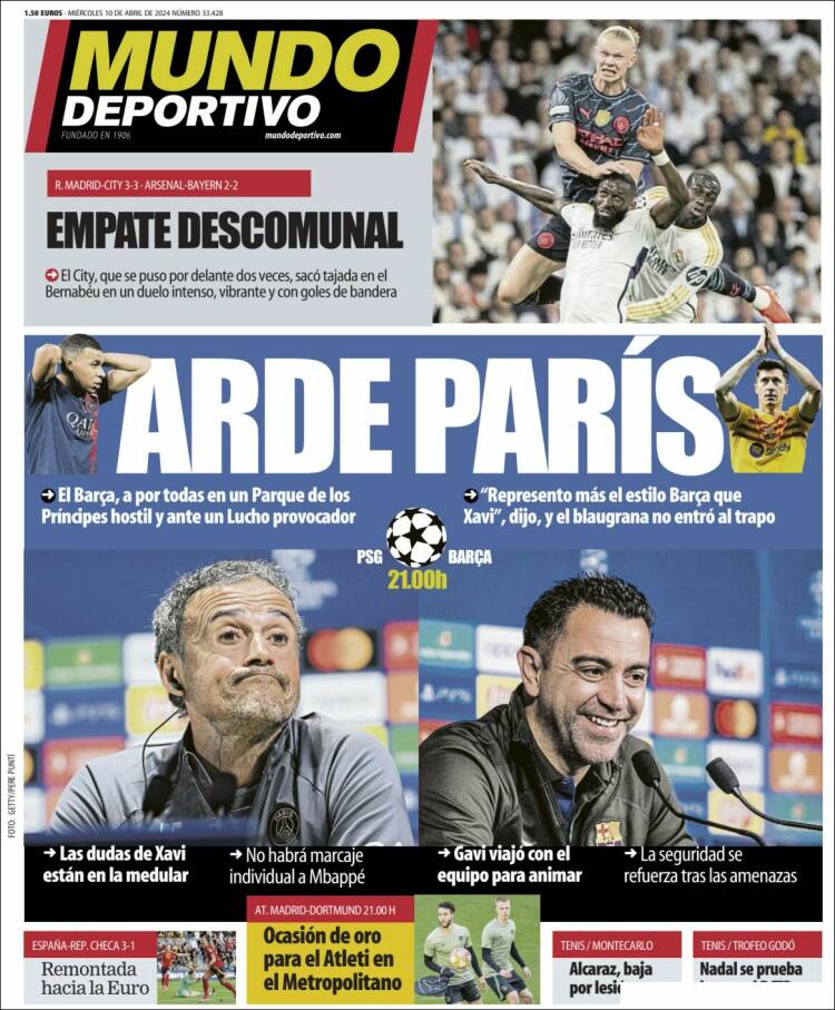 Portada de El Mundo Deportivo (España)