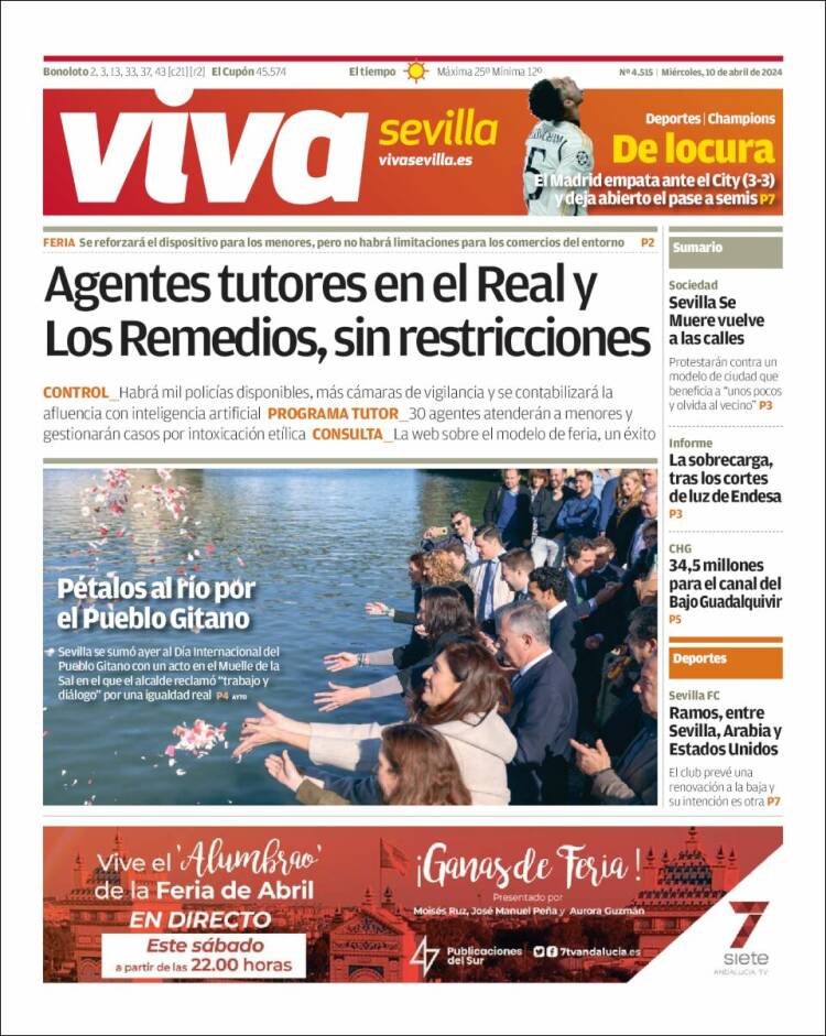 Portada de Viva Sevilla (España)