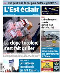 Portada de L'Est Eclair (Francia)