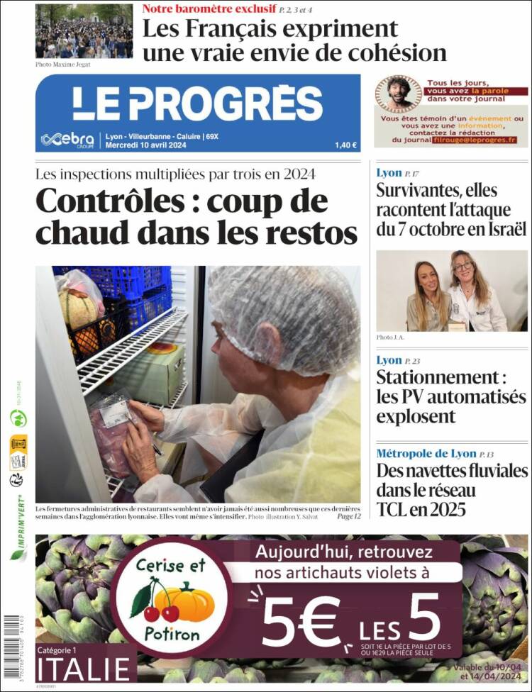 Portada de Progres de Fecamp (Francia)