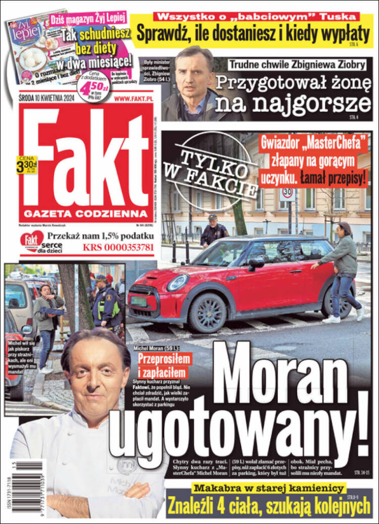 Portada de Fakt (Polonia)